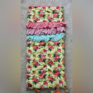 Matilda Jane Rosy Outlook Yellow Floral Sleeping Bag with Ruffles